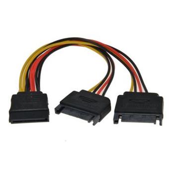 PremiumCord  Reverzní napájecí rozdvojka k HDD SATA - 2x SATA