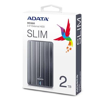ADATA HC660/2TB/HDD/Externí/2.5"/Stříbrná/3R