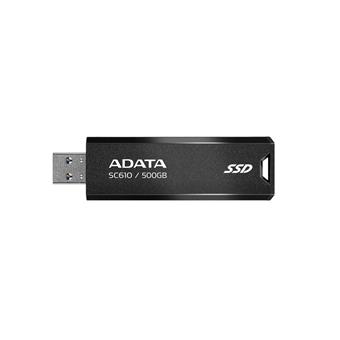 ADATA SC610/500GB/SSD/Externí/Černá/5R