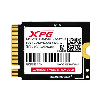 ADATA XPG GAMMIX S55/512GB/SSD/M.2 NVMe/Černá/5R