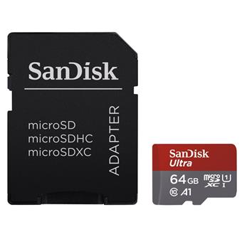 SanDisk Ultra microSDXC 64GB 100MB/s + adaptér