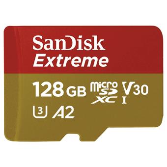 SanDisk Extreme microSDXC 128GB 160MB/s + adaptér
