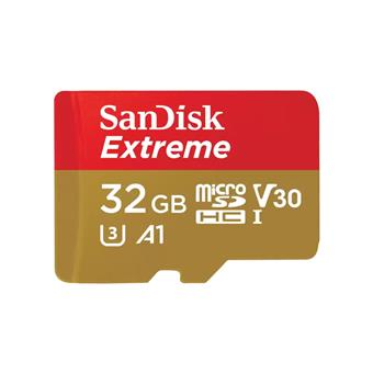 SanDisk Extreme/micro SDHC/32GB/100MBps/UHS-I U3 / Class 10