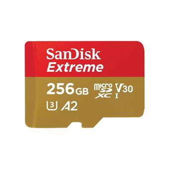SanDisk Extreme/micro SDXC/256GB/160MBps/UHS-I U3 / Class 10