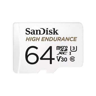 SanDisk High Endurance/micro SDXC/64GB/100MBps/UHS-I U3 / Class 10/+ Adaptér