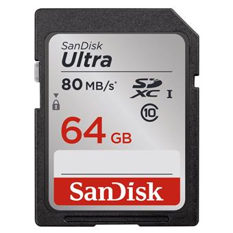 SanDisk Ultra SDXC 64GB 80MB/s Class10 UHS-I
