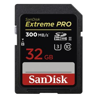 SanDisk Extreme Pro SDHC 32GB 300MB/S UHS-II
