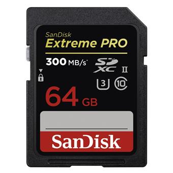 SanDisk Extreme Pro SDXC 64GB 300MB/S UHS-II