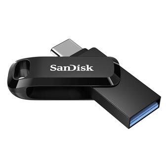 SanDisk Ultra Dual Drive Go/128GB/150MBps/USB 3.1/USB-A + USB-C/Černá