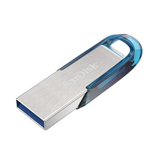 SanDisk Ultra Flair/64GB/USB 3.0/USB-A/Modrá
