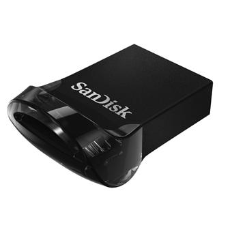 SanDisk Ultra Fit/16GB/130MBps/USB 3.1/USB-A/Černá