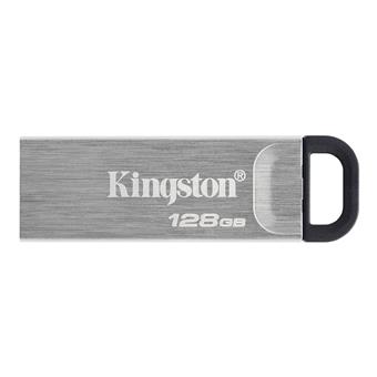 Kingston DataTraveler Kyson/128GB/USB 3.2/USB-A/Strieborná