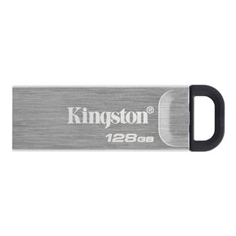 Kingston DataTraveler Kyson/128GB/USB 3.2/USB-A/Stříbrná