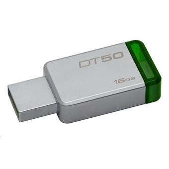 16GB Kingston USB 3.0 DT50 kovová zelená