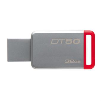 32GB Kingston USB 3.0 DT50 kovová červená