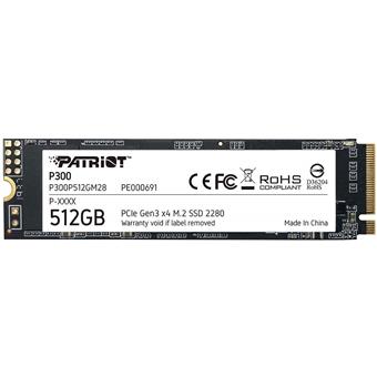 SSD 512GB PATRIOT P300 M.2 2280 PCIe NVMe