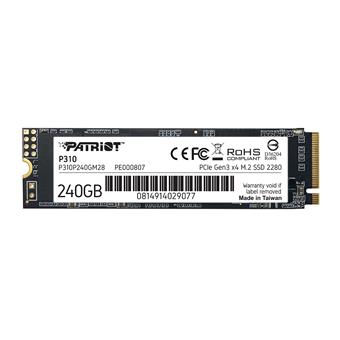 PATRIOT P310/240 GB/SSD/M.2 NVMe