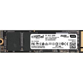 500GB SSD Crucial P1 M.2 PCIe NVMe 1900/950MB/s