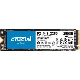 Crucial P2 250GB M.2 NVMe 2100/1150MB/s