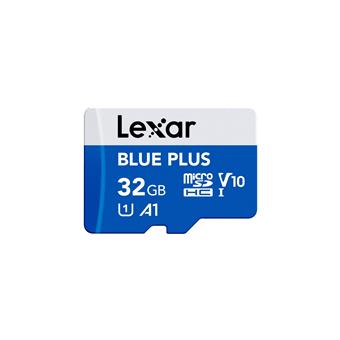 Lexar 32GB Blue Plus microSDHC s adp C10 A1
