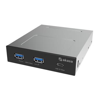 AKASA USB hub USB 20Gbps + 2x 5Gbps Type-A