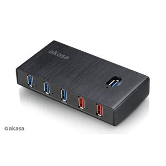 AKASA USB hub 3.0 7x 2xfast Elite 7EX