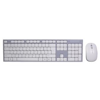 EVOLVEO WK-180, set bezdr. klávesnice a myši, biela