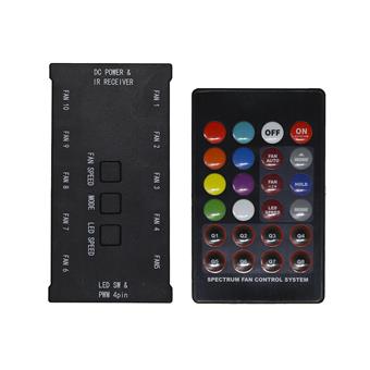 EVOLVEO C1 5V, RGB FAN řadič pro ventilátor 12R1R + dálkový ovladač