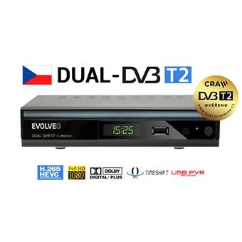 EVOLVEO Gamma T2, Dual HD DVB-T2 H.265/HEVC rekordér