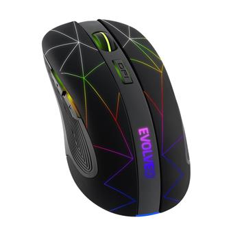 EVOLVEO WM430/Herní/Optická/1 600 DPI/Bezdrátová USB/Černá