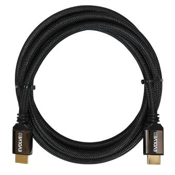 EVOLVEO XXtremeCord, kabel HDMI 2.1, délka 1 metr, podpora 8K ULTRA HD, 4K, 2K a FHD, 48Gbps š. pás.