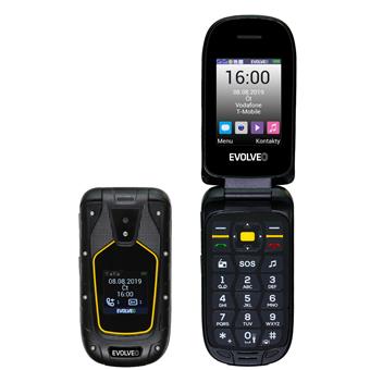 EVOLVEO StrongPhone F5, vodotěsný odolný Dual SIM telefon