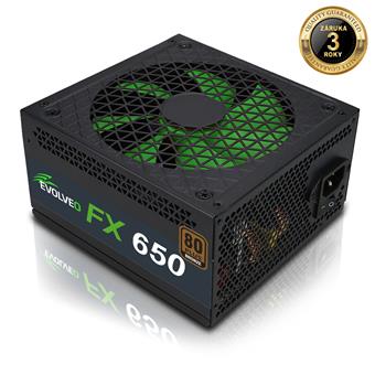 EVOLVEO FX 650,zdroj650W ATX,14cm,80+,Bronze,3YRW