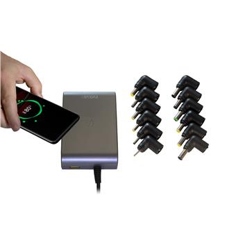 EVOLVEO Chargee C90,  90W napájecí zdroj pro notebooky s beztrátovým nabíjením