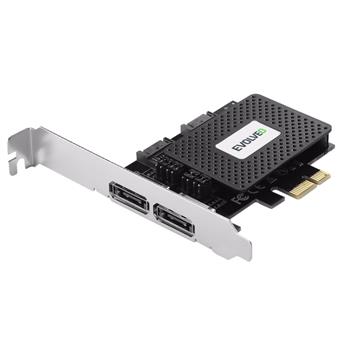 EVOLVEO 2x eSATA & 2x SATA III PCIe, rozšiřující karta