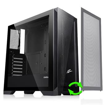 EVOLVEO Ptero Q2/Micro ATX/Transpar./Bílá