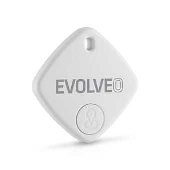 EVOLVEO TrackTag, Bluetooth lokátor s Apple Find My, biely