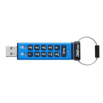 32GB Kingston USB 3.0 DT2000 256bit AES HW šifrování, keypad