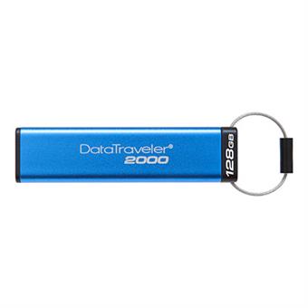 128GB Kingston USB 3.0 DT2000 HW šifrování, keypad