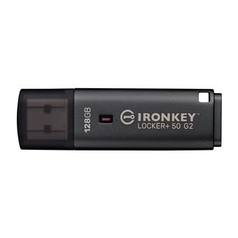 Kingston IronKey Locker+ 50 G2/128GB/USB 3.2 Gen 1 (5Gb/s)/USB-A/Čierna