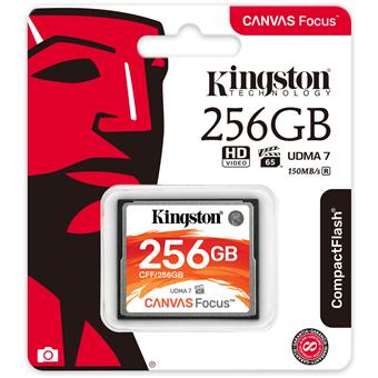 256GB CompactFlash Canvas Focus Kingston