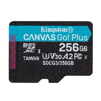 Kingston Canvas Go Plus A2/micro SDXC/256GB/170MBps/UHS-I U3 / Class 10