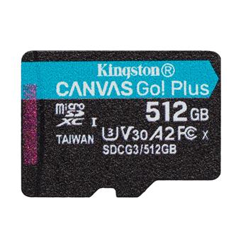 Kingston Canvas Go Plus A2/micro SDXC/512GB/170MBps/UHS-I U3 / Class 10