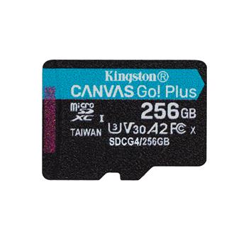 Kingston Canvas Go Plus A2/Micro SDXC/256GB/UHS-I U3 / Class 10