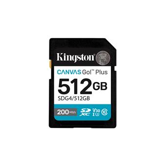 Kingston Canvas Go Plus/SDXC/512GB/UHS-I U3 / Class 10