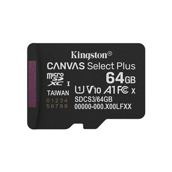 64GB microSDXC Kingston A1 100MB/s bez adapteru