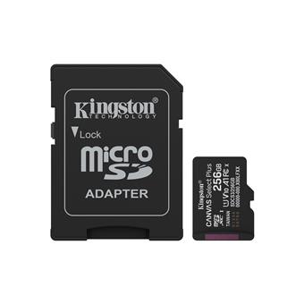 256GB microSDXC Kingston A1 150MB/s + adapter