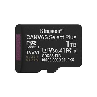 1TB microSDXC Kingston U3 150MB/s bez adapteru