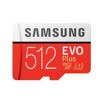 Micro SDXC 512GB Samsung EVO Plus + SD adaptér