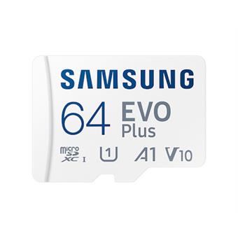 Samsung EVO Plus/micro SDXC/64GB/130MBps/UHS-I U1 / Class 10/+ Adaptér